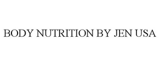 BODY NUTRITION BY JEN USA