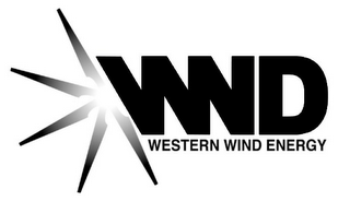 WND WESTERN WIND ENERGY