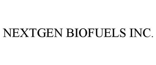 NEXTGEN BIOFUELS INC.