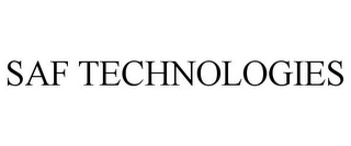 SAF TECHNOLOGIES