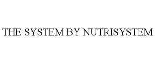 THE SYSTEM BY NUTRISYSTEM