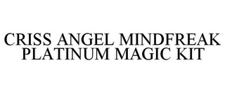 CRISS ANGEL MINDFREAK PLATINUM MAGIC KIT