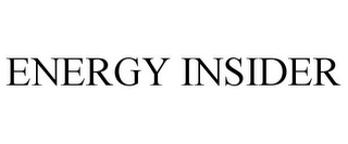 ENERGY INSIDER