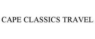 CAPE CLASSICS TRAVEL