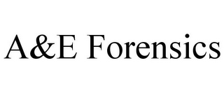 A&E FORENSICS