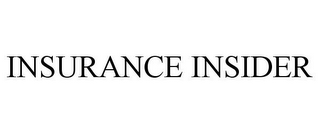 INSURANCE INSIDER