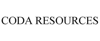 CODA RESOURCES