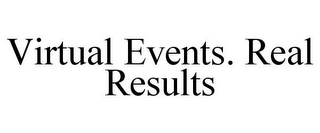 VIRTUAL EVENTS. REAL RESULTS