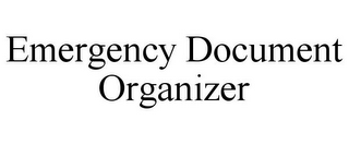 EMERGENCY DOCUMENT ORGANIZER