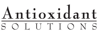 ANTIOXIDANT SOLUTIONS