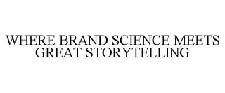 WHERE BRAND SCIENCE MEETS GREAT STORYTELLING