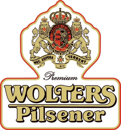 WOLTERS PREMIUM PILSENER NEC ASPERA TERRENT IMMOTA FIDES