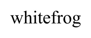 WHITEFROG