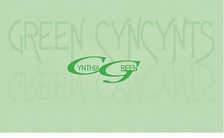 GREEN CYNCYNTS CYNTHIA GREEN GREEN CYNCYNTS