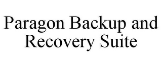 PARAGON BACKUP AND RECOVERY SUITE