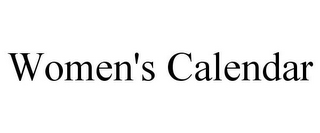 WOMEN'S CALENDAR