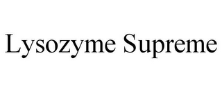 LYSOZYME SUPREME