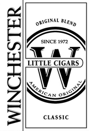 WINCHESTER LITTLE CIGARS ORIGINAL BLEND SINCE 1972 W AMERICAN ORIGINAL CLASSIC