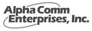 ALPHA COMM ENTERPRISES, INC.