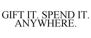 GIFT IT. SPEND IT. ANYWHERE.