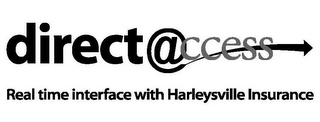 DIRECT@CCESS REAL TIME INTERFACE WITH HARLEYSVILLE INSURANCE