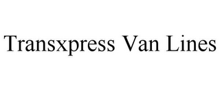 TRANSXPRESS VAN LINES