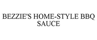 BEZZIE'S HOME-STYLE BBQ SAUCE