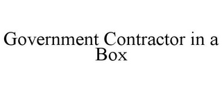 GOVERNMENT CONTRACTOR IN A BOX