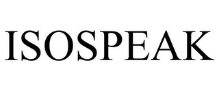 ISOSPEAK