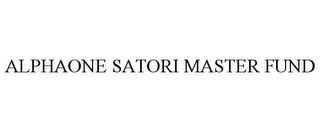 ALPHAONE SATORI MASTER FUND