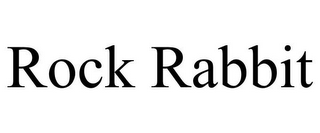 ROCK RABBIT