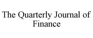 THE QUARTERLY JOURNAL OF FINANCE