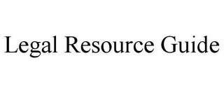 LEGAL RESOURCE GUIDE