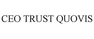 CEO TRUST QUOVIS