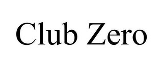 CLUB ZERO