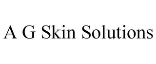 A G SKIN SOLUTIONS