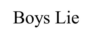 BOYS LIE