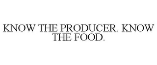 KNOW THE PRODUCER. KNOW THE FOOD.