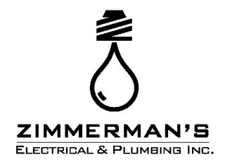 ZIMMERMAN'S ELECTRICAL & PLUMBING INC.