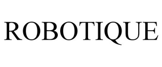 ROBOTIQUE
