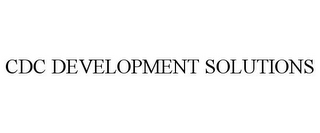 CDC DEVELOPMENT SOLUTIONS