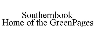 SOUTHERNBOOK HOME OF THE GREENPAGES