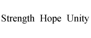 STRENGTH HOPE UNITY