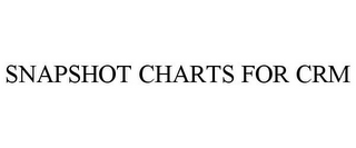 SNAPSHOT CHARTS FOR CRM