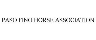 PASO FINO HORSE ASSOCIATION