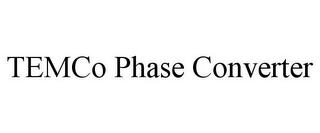 TEMCO PHASE CONVERTER