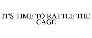IT'S TIME TO RATTLE THE CAGE