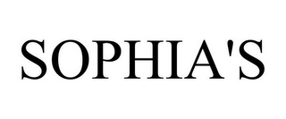 SOPHIA'S