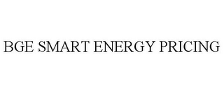 BGE SMART ENERGY PRICING