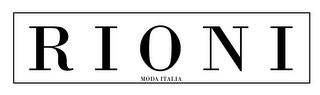 RIONI MODA ITALIA